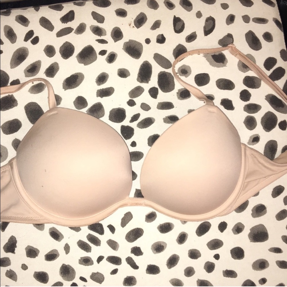 34B super push up Victoria secret pink nude bra